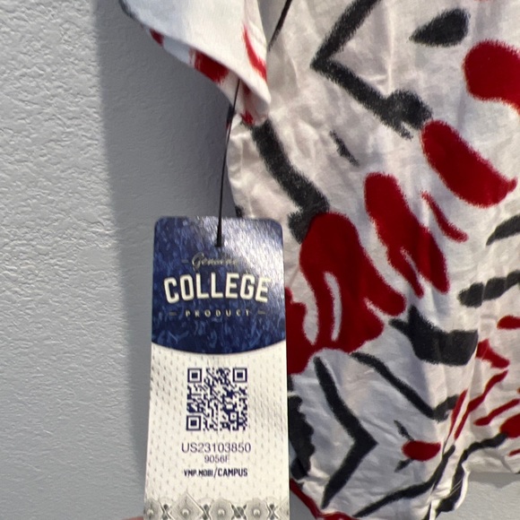 Georgia Bulldogs T-Shirt Nike Mens Small Red  tide dye Short Sleeve shirt - Picture 4 of 6